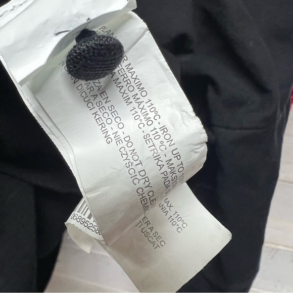 Zara Womens Embroidered Tassel Top Red Black Long Sleeve Floral Size Medium - Picture 9 of 13